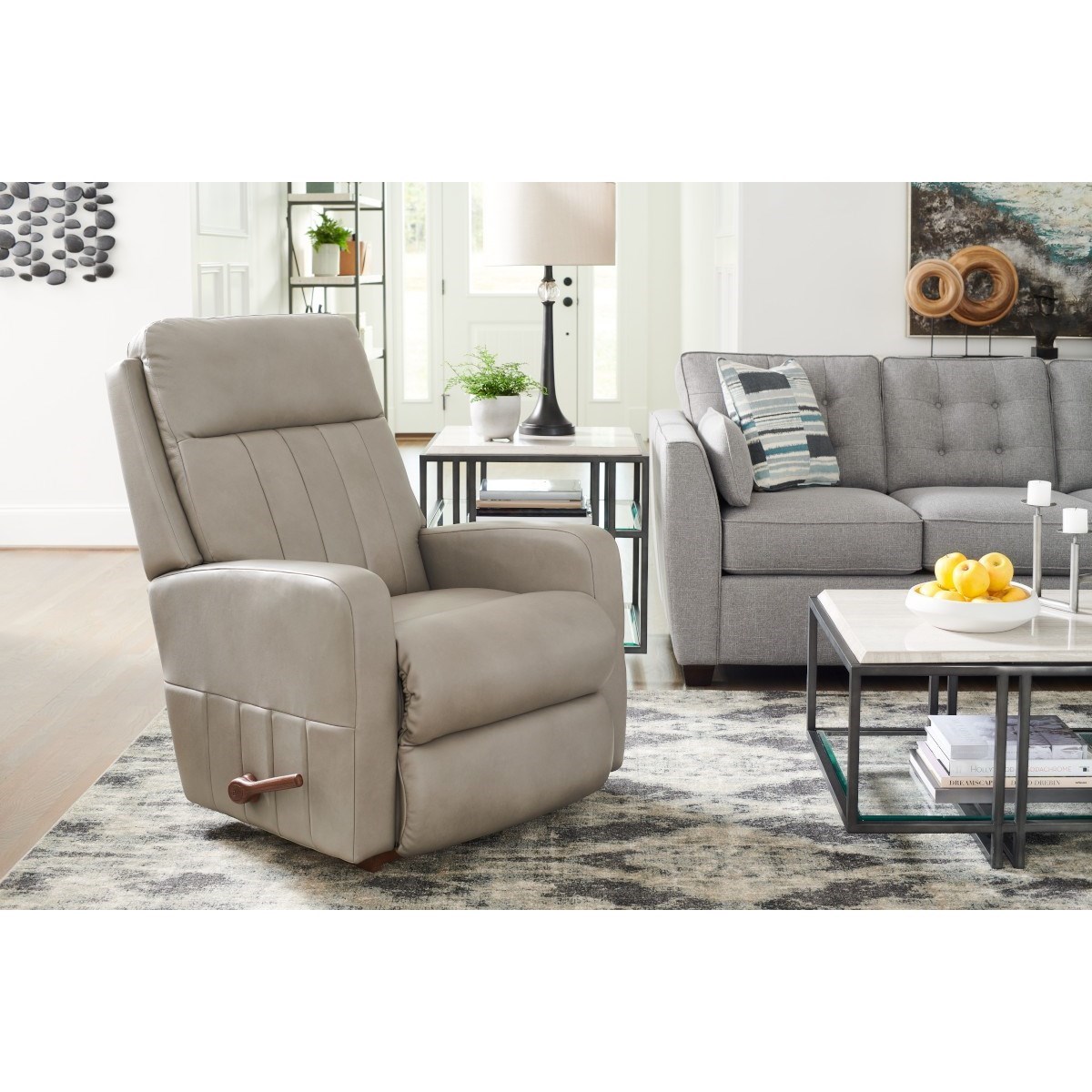 La Z Boy Finley 010747 LB172952 Contemporary Rocker Recliner Factory Direct Furniture Recliner Three Way
